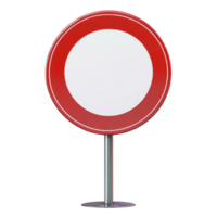 A blank traffic sign on a stand, ideal for adding custom signage or designs. png