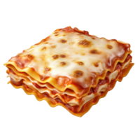 Delicious lasagna layered with rich meat sauce and melted cheese, perfect for dinner. png