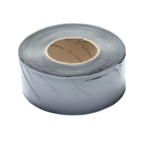 A roll of gray adhesive tape sits on a black background png