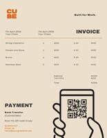 invoice construction design ideas  template