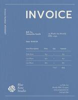 fashion invoice for business  template