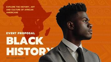 black history month presentation template