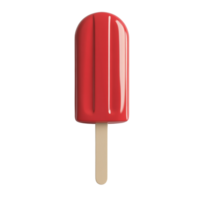 A Red Popsicle On A Wooden Stick png