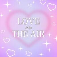 Dreamy Pink and Purple Valentine Instagram Post template