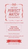 Valentine Event Matchmaking Invitation template