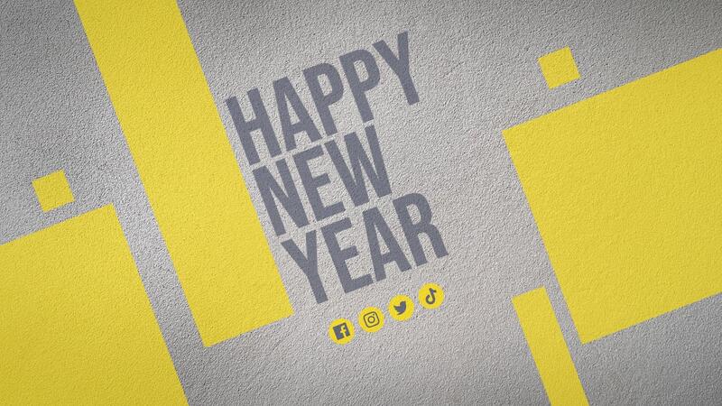 Influencer Creative New Year Theme Cover