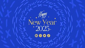 New Year Theme for Influencer template