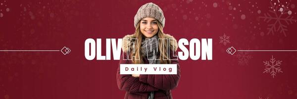 Influeancer Header Christmas Theme  template