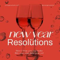 new year resolutions for instagram slider social media template