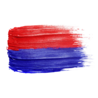 Abstract red and blue paint strokes on white background artistic expression vibrant color palette textured brushstrokes creative visual design element modern art graphic design element png
