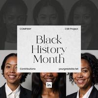 Black History Month CSR Project template