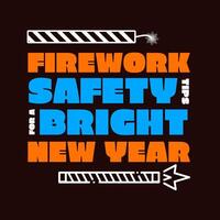 Minimalist Firework Safety Infographic Instagram Post template