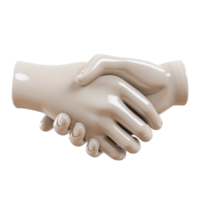 A symbolic image of two hands clasped together in a firm handshake representing partnership collaboration and agreement png