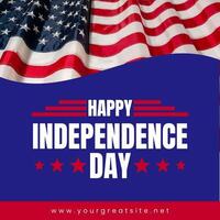 Independence Day (Observed Celebration) Greetings template