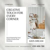 Creative Touch for Kids Instagram Post template