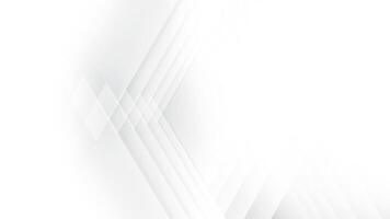 Abstract white and gray color, modern design stripes background with geometric rhombus shape. vector
