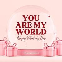 Valentine Season Greeting Instagram Post template
