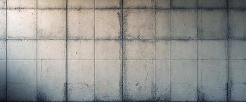 Grungy Concrete Wall Texture with Panel Divisions and Imperfections Surface photo
