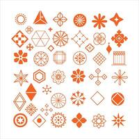 abstract Design Element Silhouette. vector