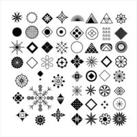 Geometric Design Element Collection vector