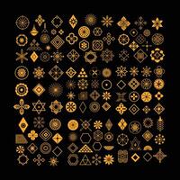 modern geometric design element set. vector
