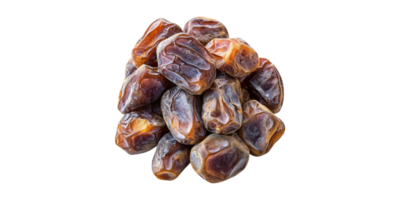 Heap of dates isolated on transparent background png