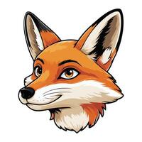 A Fearsome Fox with a Sharp Snarl vector