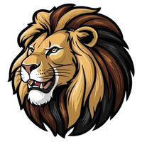 Lion King Face with a Dominant Look vector