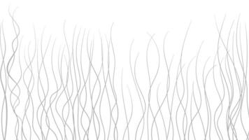 Abstract hand draw grass background or wavy lines. vector