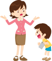 child throws a tantrum at a teacher when he is not allowed to play with a mobile phone png
