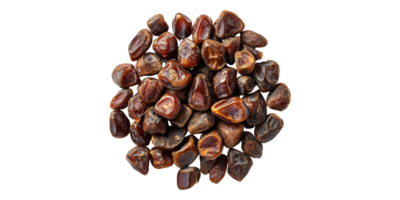Pile of dates isolated on transparent background png