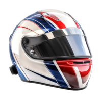 a helmet with of britain on transparent background. png