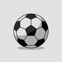 A flat illustration of soccer ball drawing isolated for web design and app icons vector