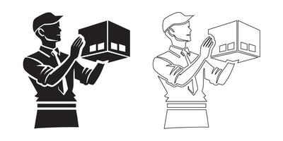 Elegant Line Art Representations of Different Ice Cream Delights vector