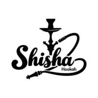 Hookah logo design vector
