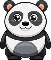 Playful Panda Available on EPS File vector