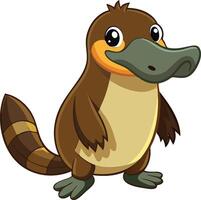 Mysterious Platypus Available on EPS File vector