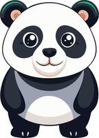 Majestic Panda Available on EPS File vector