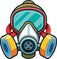 Tactical Respirator Available on EPS File vector
