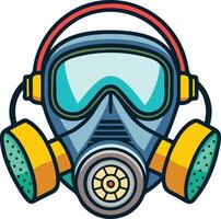 Durable Respirator Available on EPS File vector