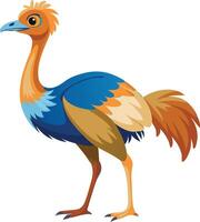 Unique Ostrich Available on EPS File vector