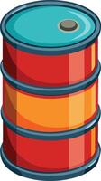 Rustic Oil Barrel Available on EPS File vector