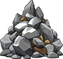 Balanced Stone Pile Available on EPS File vector