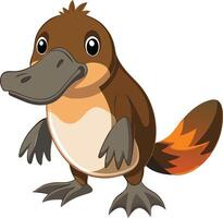 Curious Platypus Available on EPS File vector