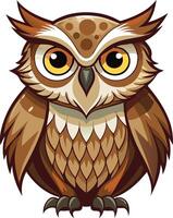 Magical Owl Available on EPS File vector