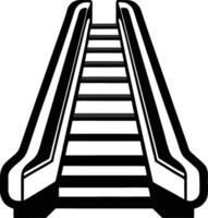 Contemporary Escalator Design Available on EPS File vector
