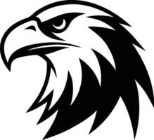 Majestic Eagle Silhouette Head Available on EPS File vector
