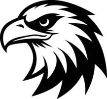 Dynamic Eagle Silhouette Head Available on EPS File vector