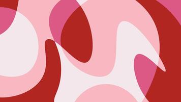 Abstract modern background with hand drawn shapes. Trendy art template with geometric elements. design in pink and red colors for social media, advertising vector