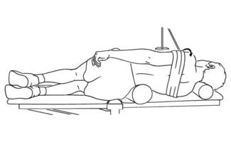 How to Perform the Lateral Side-Lying Exercise Safely vector